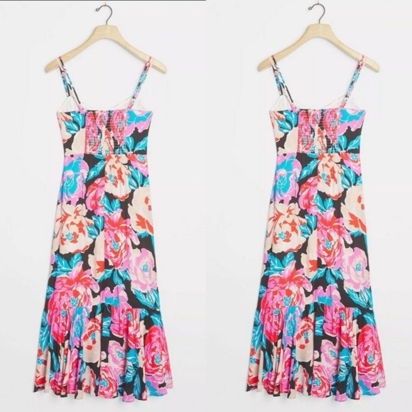 Anthropologie Tina Flounced Midi Dress - Picture 2 of 2